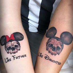 Matching Tattoo Ideas for Father and Daughter