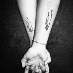 Matching Tattoo Ideas for Lesbian Couples