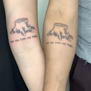 Matching Tattoo Ideas for Mom and Son