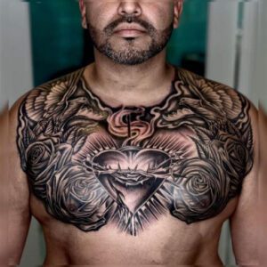 Meaningful Chest Tattoos for Men Ideas