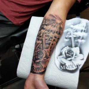 Memorial Tattoo Ideas for Men Forearm