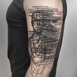 Men’s Line Work Tattoo Ideas