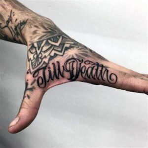 Men’s Side of Hand Tattoo Ideas