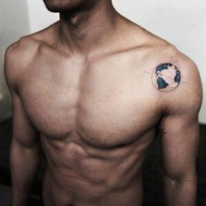 Men’s Small Shoulder Tattoo Ideas