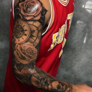 Mens Upper Arm Sleeve Tattoo Ideas