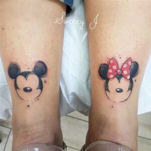 Mickey and Minnie Mouse Tattoo Ideas