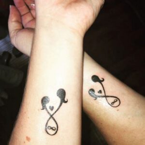 Mother and Daughter Tattoo Ideas Small