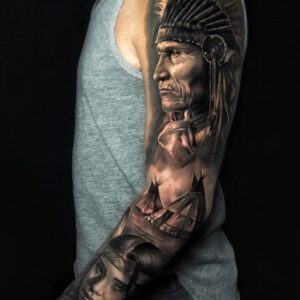 Native American Half Sleeve Tattoo Ideas