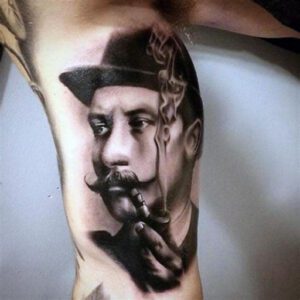 Outer Bicep Tattoo Ideas for Men