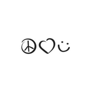 Peace Love and Happiness Tattoo Ideas