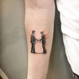 Pink Floyd Tattoo Ideas: Wish You Were Here