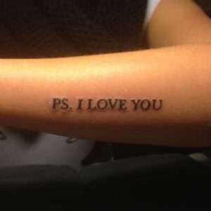 Ps I Love You Tattoo Ideas