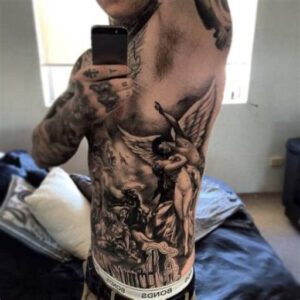 Rib Cage Tattoo Ideas for Men