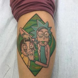 Rick and Morty Tattoo Ideas Small