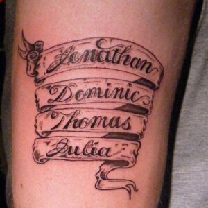 3 Name Tattoo Ideas for Guys