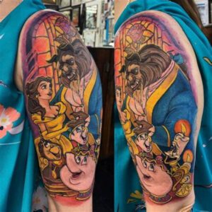 Beauty and the Beast Tattoo Ideas