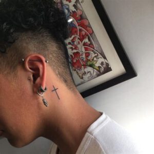 Behind Ear Tattoo Ideas for Guys