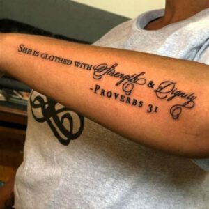 Bible Verse Tattoo Ideas for Guys