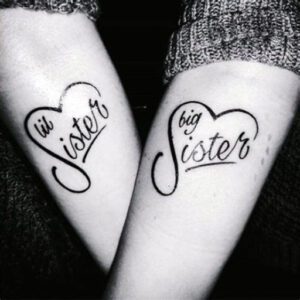 Big Sis Little Sis Tattoo Ideas