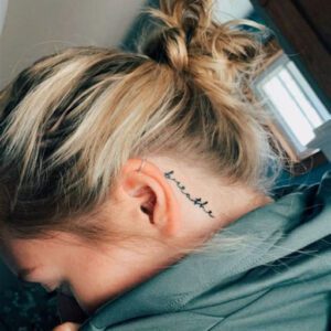 Cute Behind the Ear Tattoo Ideas