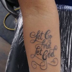 Let Go and Let God Tattoo Ideas