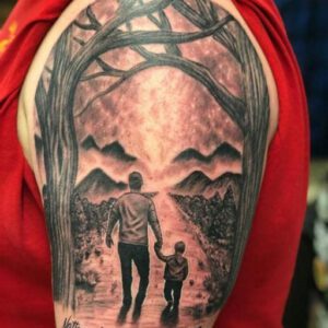 Matching Father and Son Tattoo Ideas