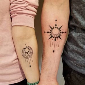 Matching Tattoo Ideas for Mother and Son