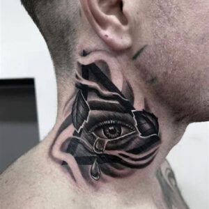 Men’s Side Neck Tattoo Ideas