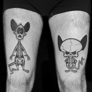 Pinky and the Brain Tattoo Ideas