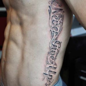 Rib Cage Tattoo Ideas for Guys