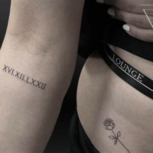 Roman Numeral Tattoo Ideas for Females