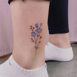 Small Forget Me Not Tattoo Ideas