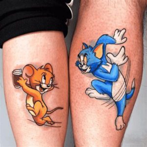 Tattoo Pattern Tom and Jerry Hood Tattoos Ideas