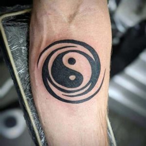 Yin Yang Tattoo Ideas for Guys